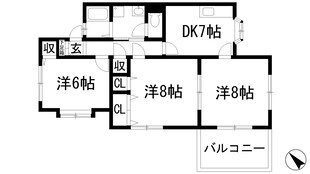 La Vida花屋敷の物件間取画像